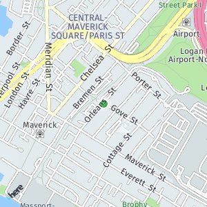 OpenStreetMap - Gove Street & Orleans St, East Boston, MA