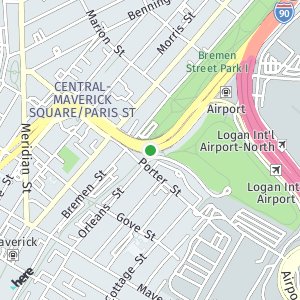 OpenStreetMap - E Boston Greenway, Boston, MA 02128