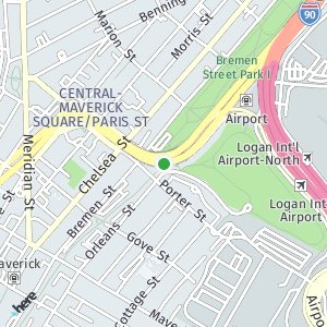 OpenStreetMap - E Boston Greenway, Boston, MA 02128