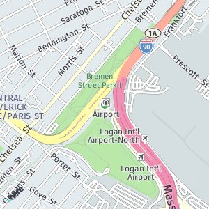 OpenStreetMap - MBTA Blue Line, East Boston